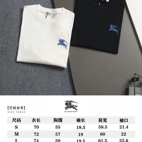 Replica Burberry T-Shirts Short Sleeved For Unisex #1446467 $42.00 USD for Wholesale