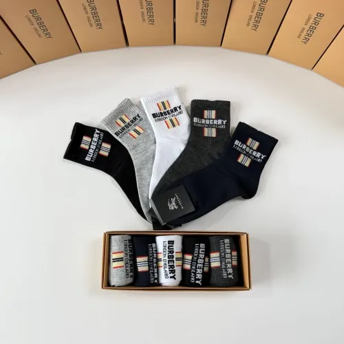 Replica Burberry Socks #1446926 $27.00 USD for Wholesale
