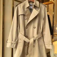 $215.00 USD Burberry Trench Coat Long Sleeved For Men #1439759