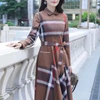 $85.00 USD Burberry Dresses Long Sleeved For Women #1440033