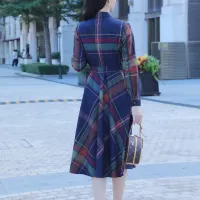 $85.00 USD Burberry Dresses Long Sleeved For Women #1440034