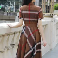 $85.00 USD Burberry Dresses Short Sleeved For Women #1440037