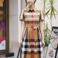 $85.00 USD Burberry Dresses Short Sleeved For Women #1440040