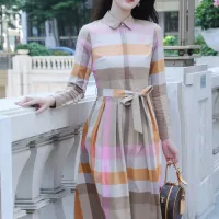 $85.00 USD Burberry Dresses Long Sleeved For Women #1440042