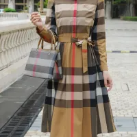 $85.00 USD Burberry Dresses Long Sleeved For Women #1440049