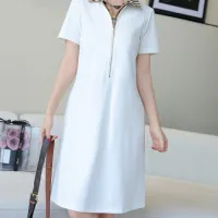 $85.00 USD Burberry Dresses Short Sleeved For Women #1440055