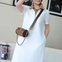 $85.00 USD Burberry Dresses Short Sleeved For Women #1440055