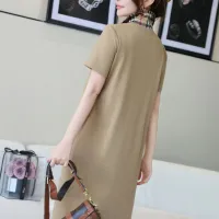 $85.00 USD Burberry Dresses Short Sleeved For Women #1440056