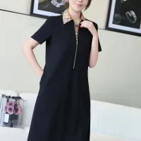 $85.00 USD Burberry Dresses Short Sleeved For Women #1440059
