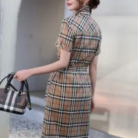 $85.00 USD Burberry Dresses Short Sleeved For Women #1440060