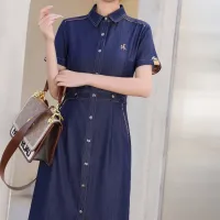 $85.00 USD Burberry Dresses Short Sleeved For Women #1440064