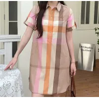 $85.00 USD Burberry Dresses Short Sleeved For Women #1440069