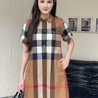 $85.00 USD Burberry Dresses Short Sleeved For Women #1440070