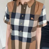 $85.00 USD Burberry Dresses Short Sleeved For Women #1440070