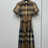$85.00 USD Burberry Dresses Short Sleeved For Women #1440078
