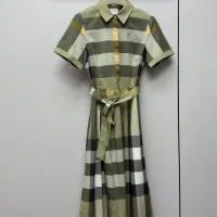 $85.00 USD Burberry Dresses Short Sleeved For Women #1440079