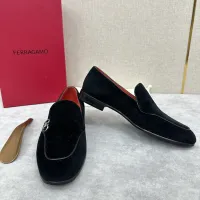 $170.00 USD Salvatore Ferragamo Leather Shoes For Men #1441442