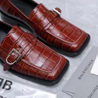 $128.00 USD Balenciaga Leather Shoes For Women #1442098