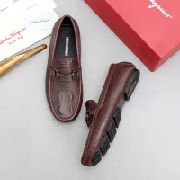 $80.00 USD Salvatore Ferragamo Leather Shoes For Men #1443104