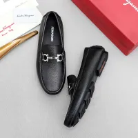 $80.00 USD Salvatore Ferragamo Leather Shoes For Men #1443112