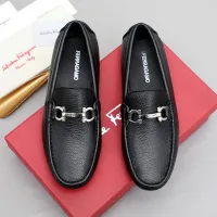 $80.00 USD Salvatore Ferragamo Leather Shoes For Men #1443112