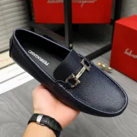 $80.00 USD Salvatore Ferragamo Leather Shoes For Men #1443615