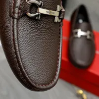 $80.00 USD Salvatore Ferragamo Leather Shoes For Men #1443616