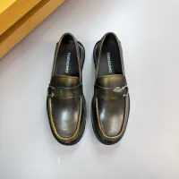 $155.00 USD Salvatore Ferragamo Leather Shoes For Men #1443640