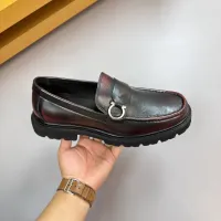 $155.00 USD Salvatore Ferragamo Leather Shoes For Men #1443643