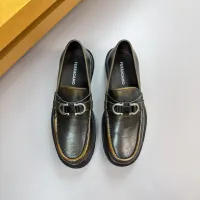 $155.00 USD Salvatore Ferragamo Leather Shoes For Men #1443644