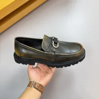 $155.00 USD Salvatore Ferragamo Leather Shoes For Men #1443644