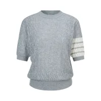 $68.00 USD Thom Browne TB T-Shirts Short Sleeved For Women #1444557