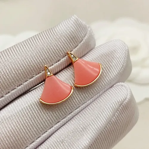 Replica Bvlgari Earrings For Women #1448006 $32.00 USD for Wholesale