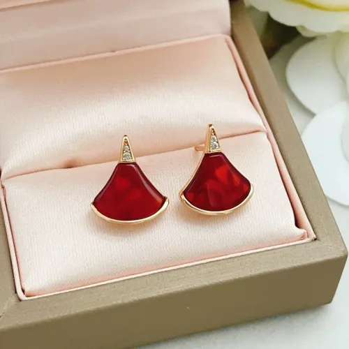 Replica Bvlgari Earrings For Women #1448007 $32.00 USD for Wholesale