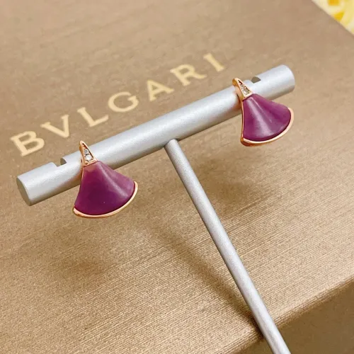 Replica Bvlgari Earrings For Women #1448009 $32.00 USD for Wholesale