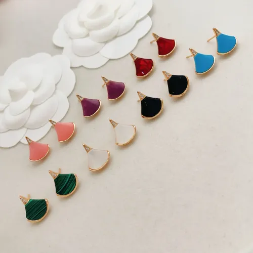Replica Bvlgari Earrings For Women #1448010 $32.00 USD for Wholesale