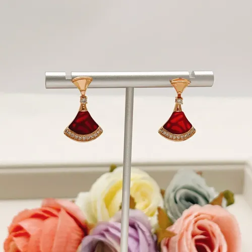 Replica Bvlgari Earrings For Women #1448011 $32.00 USD for Wholesale