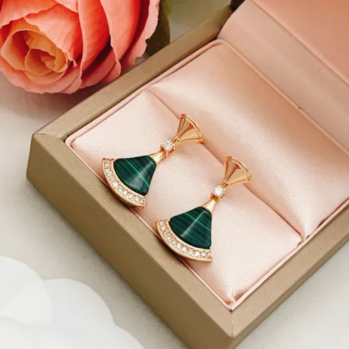 Replica Bvlgari Earrings For Women #1448012 $32.00 USD for Wholesale
