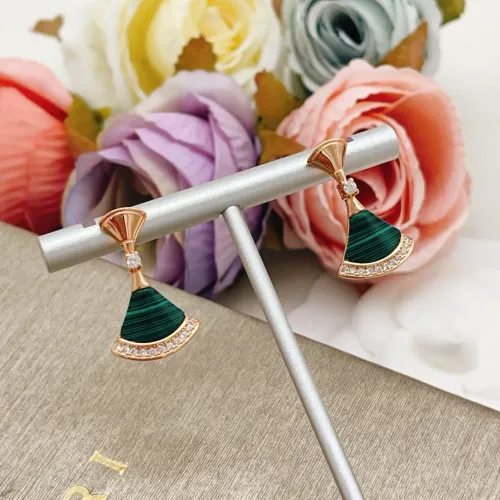 Replica Bvlgari Earrings For Women #1448012 $32.00 USD for Wholesale