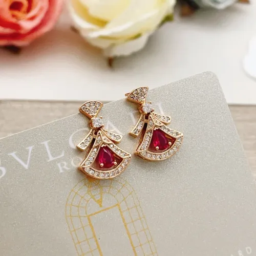 Replica Bvlgari Earrings For Women #1448014 $34.00 USD for Wholesale