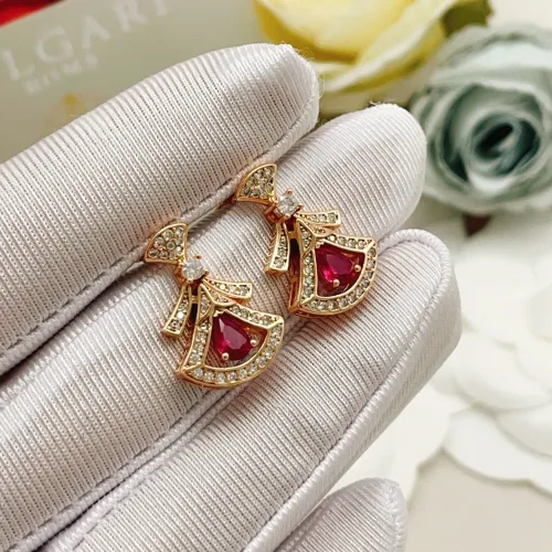 Replica Bvlgari Earrings For Women #1448014 $34.00 USD for Wholesale