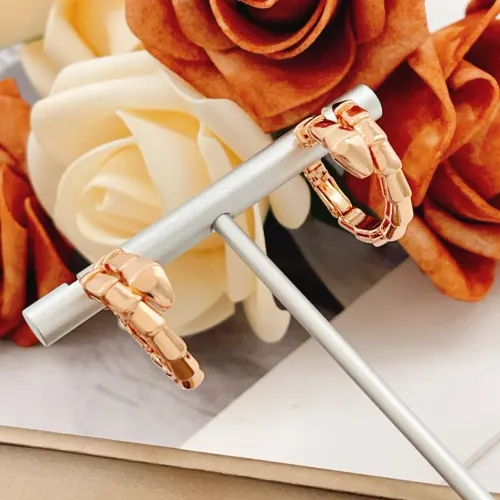 Replica Bvlgari Earrings For Women #1448016 $29.00 USD for Wholesale