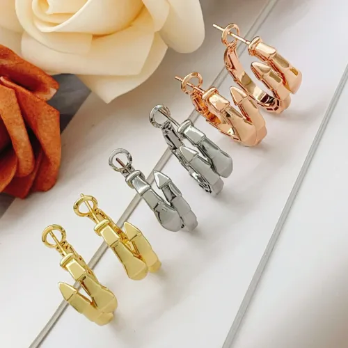 Replica Bvlgari Earrings For Women #1448016 $29.00 USD for Wholesale