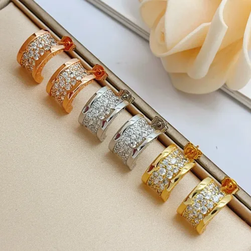 Replica Bvlgari Earrings For Women #1448020 $34.00 USD for Wholesale