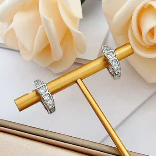 Replica Bvlgari Earrings For Women #1448023 $32.00 USD for Wholesale