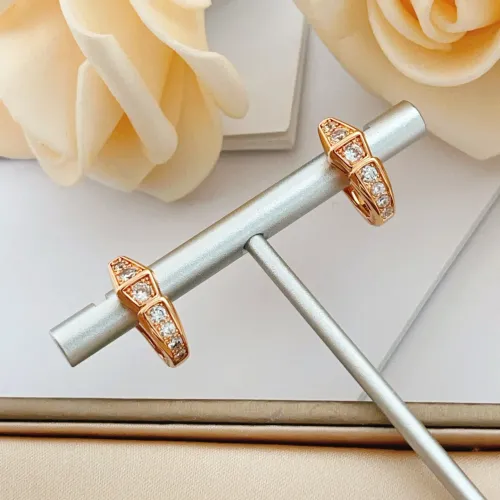 Replica Bvlgari Earrings For Women #1448024 $32.00 USD for Wholesale