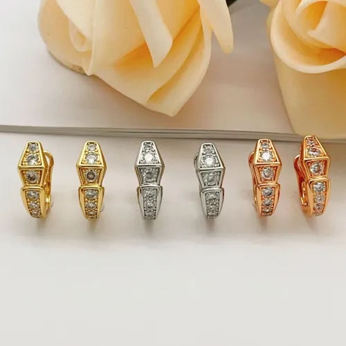 Replica Bvlgari Earrings For Women #1448024 $32.00 USD for Wholesale