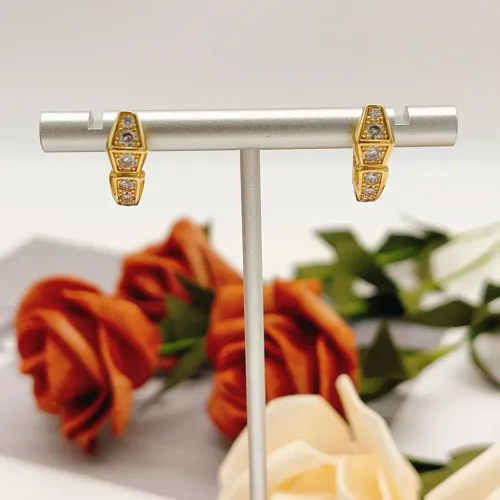 Replica Bvlgari Earrings For Women #1448025 $32.00 USD for Wholesale
