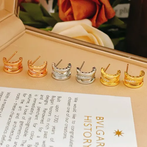 Replica Bvlgari Earrings For Women #1448030 $29.00 USD for Wholesale