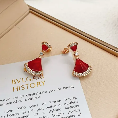 Replica Bvlgari Earrings For Women #1448039 $36.00 USD for Wholesale